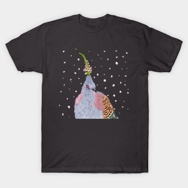 Pretty Pigeon T-Shirt by mkeeley